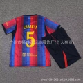 2627 Barcelona home jersey with number 5 printed on it