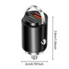 Pd Qc Pull Tab Quick Charge Car Charger USB C Car Phone Charger Adapter