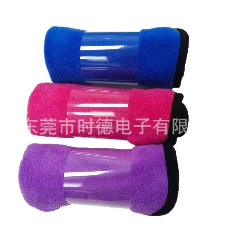 Pet self-mucous membrane earphone wire fixing head tie with transparent data line binding film tie