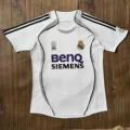 06-07 white real madrid home short sleeves