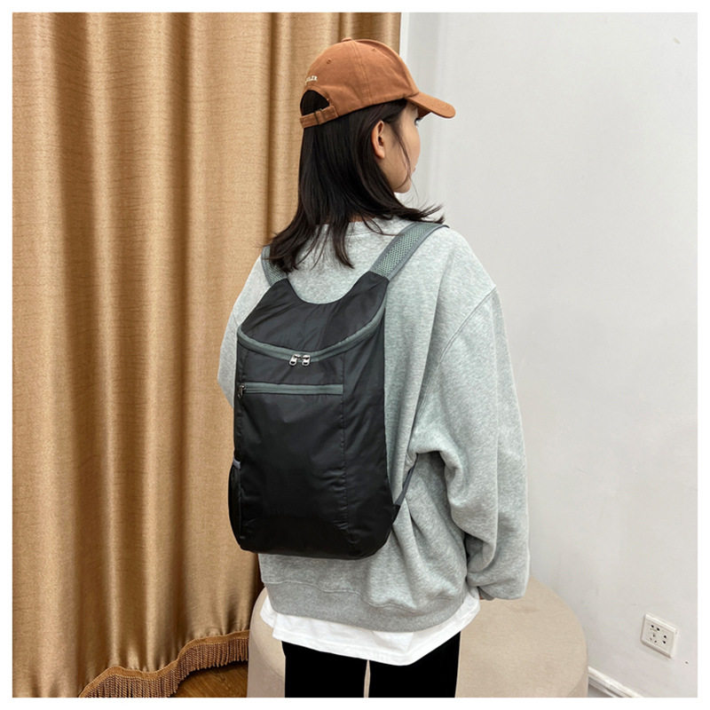 户外超轻薄折叠双肩包轻便皮肤包活动旅游出行运动礼品小背包定制