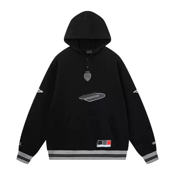 Cross-Border European Size Unisex Casual Loose Versatile Long-Sleeve Pullover Crewneck Hooded Sweatshirt