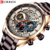 Curren Carreen Men's Business Steel Band Watch Quartz Calendar Six-pin Multifunctional Men's Watch 8391watch