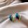 серебряная игла s925, корейская версия новых модных сережек для девочек, простой темперамент, универсальные серьги, вибрато, серьги в том же стиле, оптом mini 8