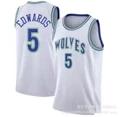 Timberwolves 5 classic white