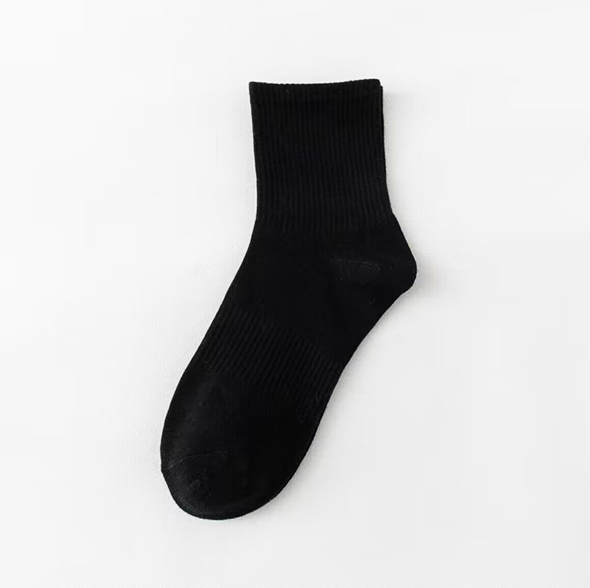 诸暨春秋袜子男款运动袜棉袜男士女士夏季中筒袜防臭吸汗男批发