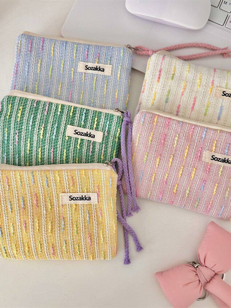 49292 Cute Small Makeup Bag Student Earphones Lipstick Storage Bag Portable Small Bag Girl Makeup Bag