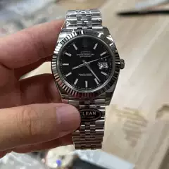 Cross-Border C Factory Black Log Gold Log 3235 Mechanical Watch Full Gold Soil Diamond Powder Log High Quality Factory Export