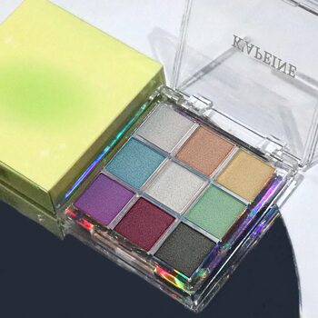 New 9-Color Chameleon Eye Shadow Glitter Crystal Diamond Shiny Pearlescent Not Easy to Smudge Explosive Polarized Chameleon Eye Shadow