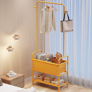 Clothes Drying Rack Floor-Standing Indoor Home Balcony Bedroom Foldableing Dormitory Rental Small Hanging Overnight Clothes Storage Rack