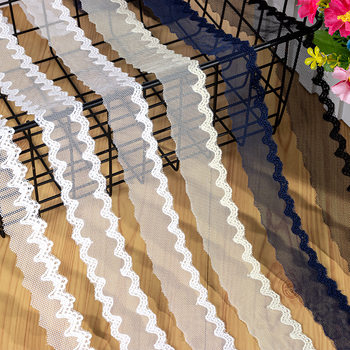 Crescent lace width 3cm soft mesh wavy edge simple style cuff neckline handmade jewelry accessories