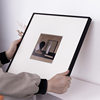 Simple aluminum alloy photo frame narrow side creative frame 30*30 33*33 45*45 50*50 puzzle frame frame