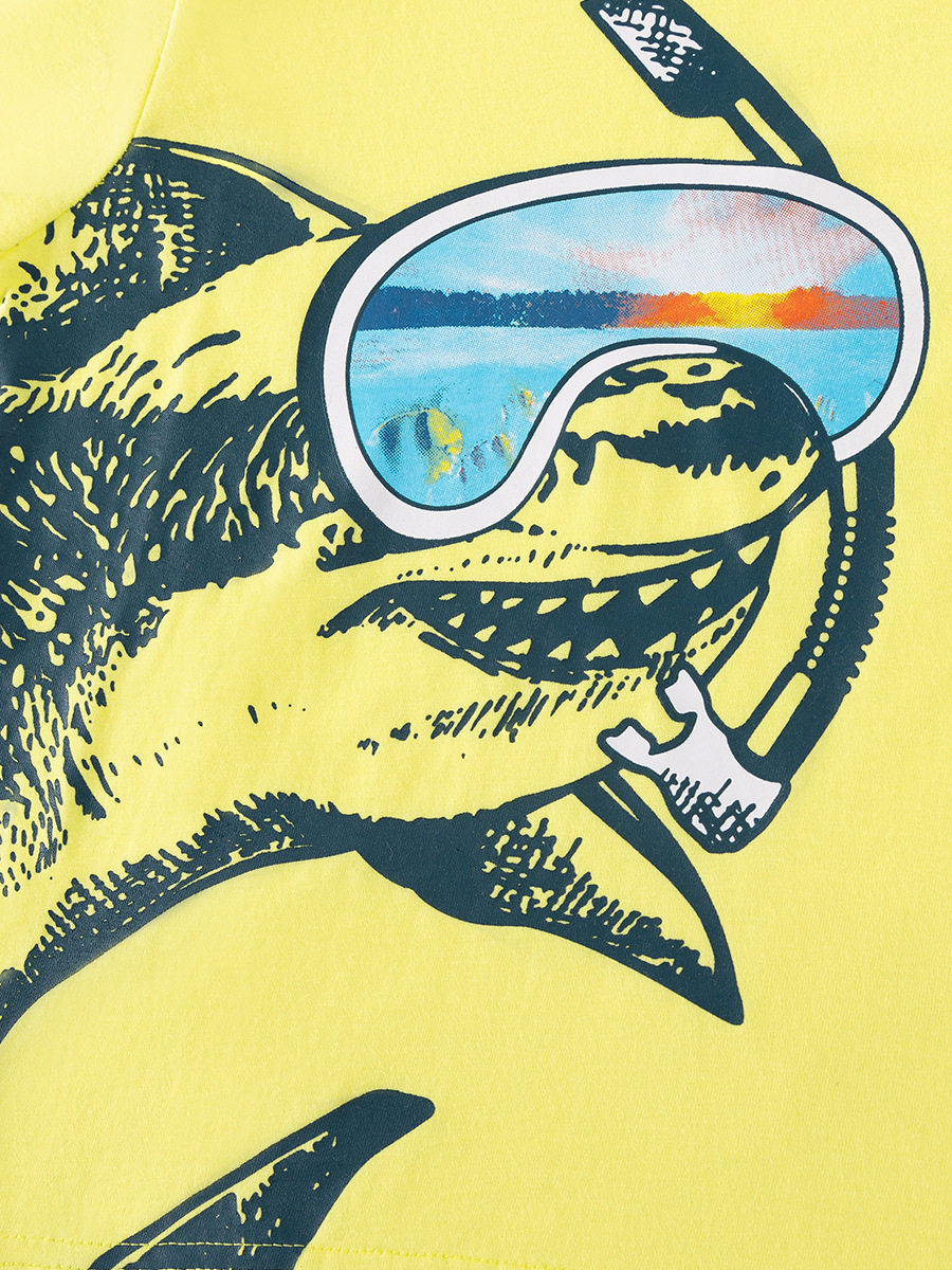 风男童T恤 秋季可爱儿童上衣 卡通长袖棉童T恤