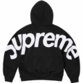 E558 suede large logo black