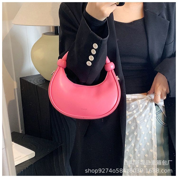 French Niche Elegant Handheld Small Bag Women's Bag New Trendy Fashion Shoulder Bag Foreign Style Crossbody Dumpling Bag 17 O1CN01j1ACGo2HKyDP3CDMp !!2215913929133 0 cib