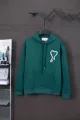 Dark green [921 car stamp hooded thickened model]