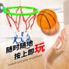 Children's Leather Ball 6cm Mini Basketball Punch-Free Basketball Board Frame Shooting Training Ball Decompression Mini Elastic Ball