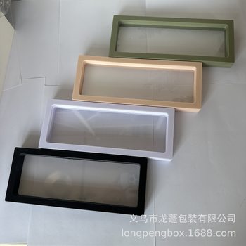 Promotional Transparent Pe Suspension Box Small Commodity Gift Box Jewelry Ring Box Storage Packaging Box Bracelet Necklace