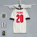 England home jersey, number 20, with captain's armband