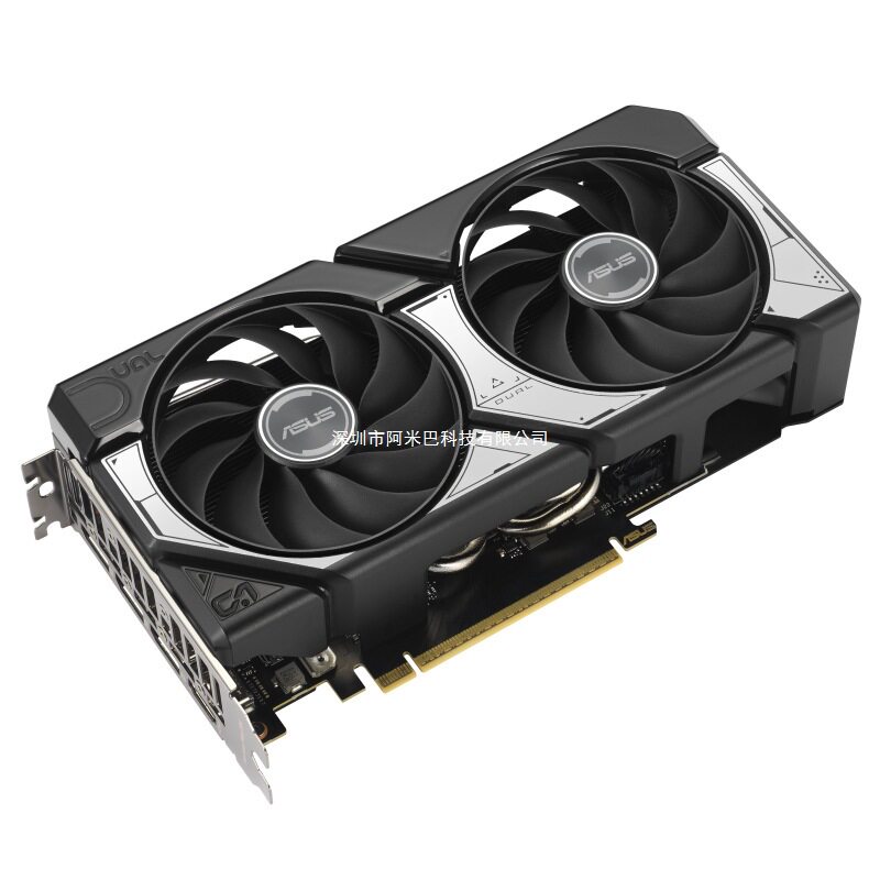 Asus Snow Leopard DUAL-RTX5060TI-O8G подходит для игровых настольных компьютеров, игровых видеокарт других производителей. Изображение 1