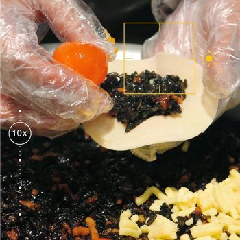 Wumi Shomai Black Rice Sold Cowpea Cake Breakfast Semi-finished Glutinous Rice Suzhou Cheese Paper Skin Sold Salted Egg Yolk Sold