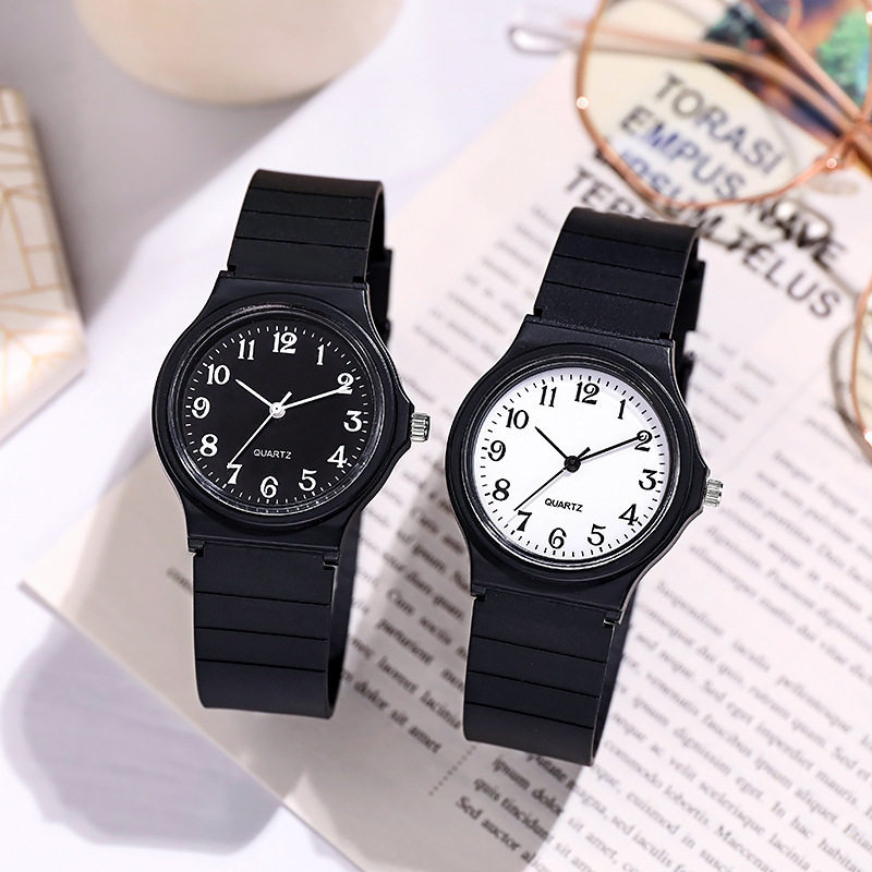 Children's Watch Electronic Watch Light Luxury Student Test Mute Watch High Beauty Korean Style Primary and Secondary School Students' Watch
