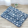 Linen pad - Blue Cat Japanese Style [Non-removable]