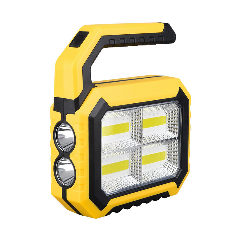 Wushang Cross-Border Solar Portable Lamp Multi-Functional Outdoor Stall Emergency Multi-Functional Lighting Long-Range Work Light