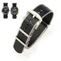 2-color gray black steel buckle