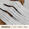 Double Row Stair Hole Cotton Lace Small Barcode Cotton Embroider Lace Square Cut Out Embroider Lace Clothing Accessories