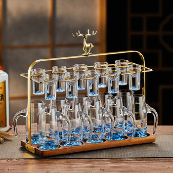 Light Luxury Wine Dispenser, White Wine, Household White Wine Cup Set, Wine Bottle, Blue Mountain Graduated Wine Measurer, Spirit Cup