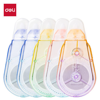 Deli VR69 Quiet Correction Tape Student Stationery Modification Tape affordable outfit large capacity correction tape word modification tape suit