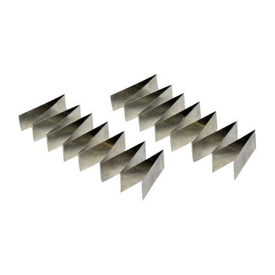 shrapnel w-shaped stainless steel pancake stand heat sink steel clip buckle power supply accessories 0.35mm thick stainless manganese steel sheet