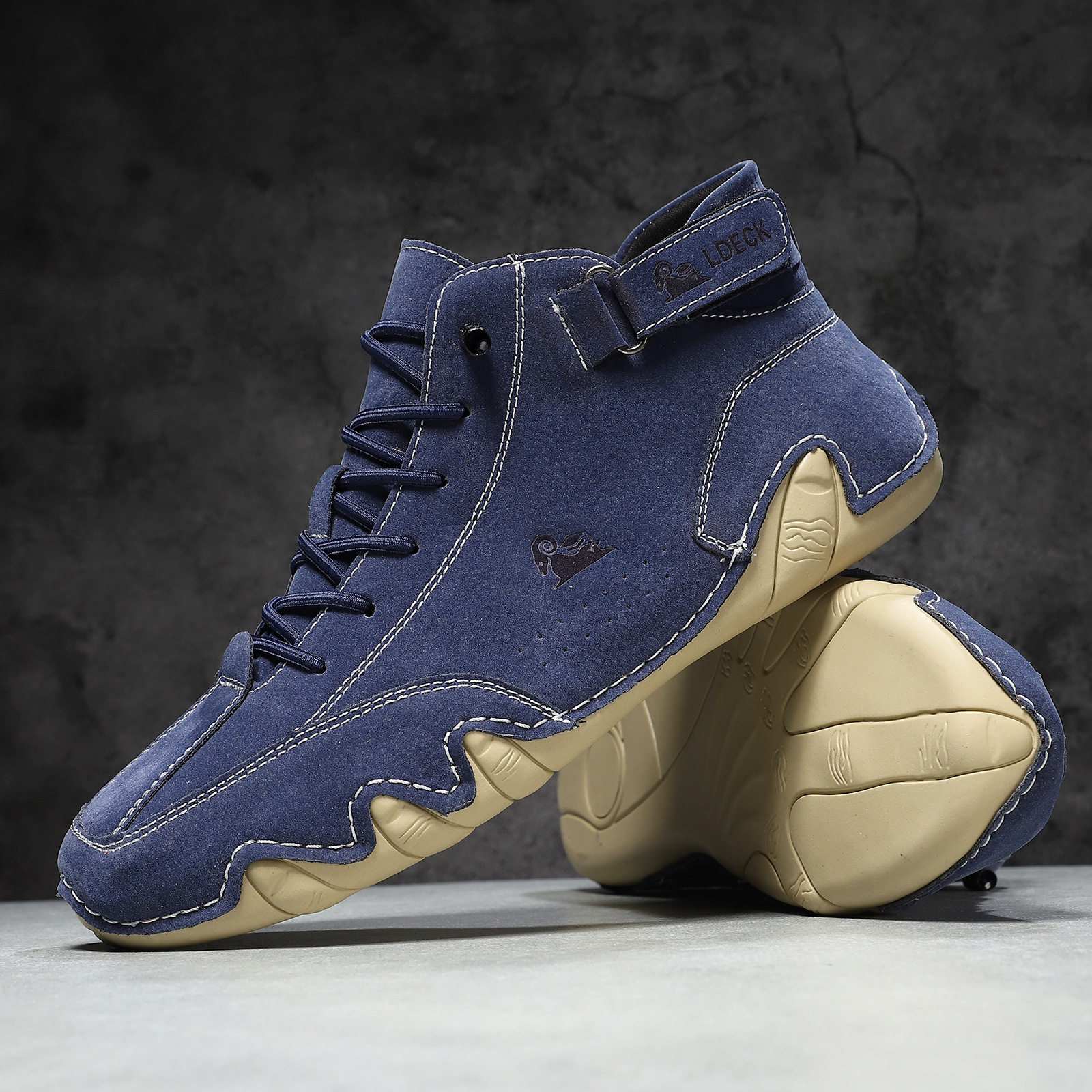 high-top octopus men's shoes men's casual short boots