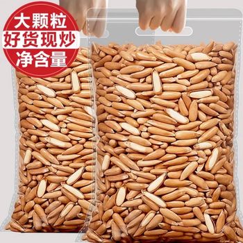 Brazilian Pine Nuts New Stock Afghan Hand-Peeled Long-Grain Pine Nuts Canned Thin-Skinned Nuts Snacks Holiday Snacks Roasted Seeds and Nuts