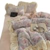 Korean Floral Lace Milk Velvet Four-Piece Winter Thickeneded Coral Velvet Quilt Cover Bed Sheets Flannel Three-Piece Set