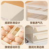 Food-Grade Egg Storage Box for Refrigerator, Household Egg Tray, Double-Layer Drawer-Type Egg Preservation Box, Kitchen Organization Tool