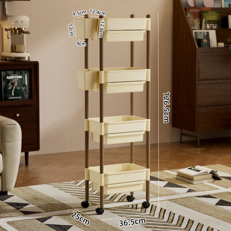 カスタード+ブラウン(4段+ハンギングバスケット2個)