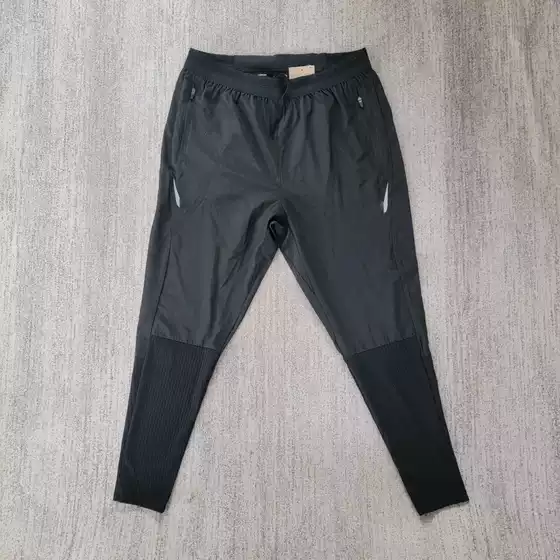 Track and Field Pants for Sports Students, Elastic, Quick-Drying, Two-In-One, Men's Tapered Leg, Ribbed, Running, Marathon Sports Equipment