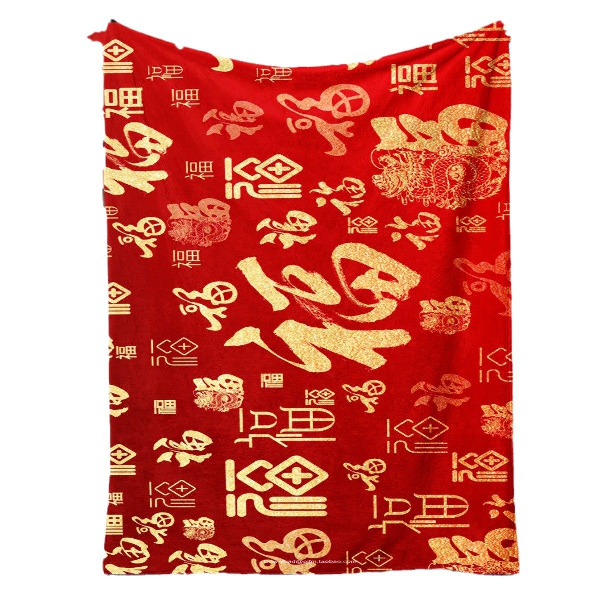 Customize a Custom Flannel Digital Printed Blanket Wholesale Baifu Blanket Lunch Blanket Camping Style Blanket