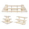 Spot 3-Layer Wooden Retail Display Rack Detachable Portable Shelf Product Storage Rack Desktop Storage Rack