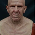 Skin color bald head for the elderly
