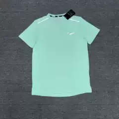 2026 Cross-Border Set Round Neck Ice Silk Short-Sleeved T-Shirt Men's European and American Summer Sports Running Fitness Shorts High Elasticity and Breathability