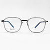 Linde Style Ultra-Light Pure Titanium Frame Retro Polygonal Prescription Glasses for Men 2604 Danyang E-Commerce Hot Item