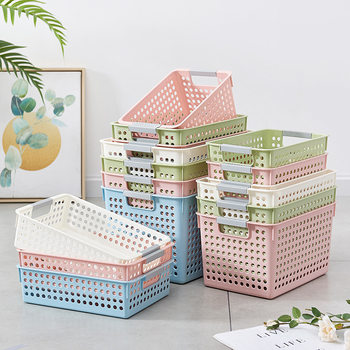 A4 Paper Special A5 Plastic Storage Basket Desktop Snacks Storage Box Storage Frame Storage Basket Storage Basket Bathing Basket