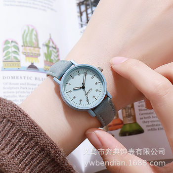 Korean style simple temperament ins style girls middle school girls small fresh antique Forest style ladies antique watch factory