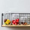 Lemeya Glass Storage Jar Transparent Household Kitchen Spice Storage Jar Nuts Grain Storage Box