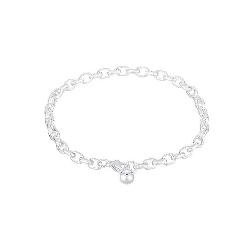 Korean and Japanese Retro Fashion Bracelet for Women, Ins Style Niche Design, Chunky Chain, Classic Versatile Jewelry, Factory Direct Sale