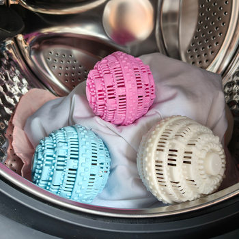 Cross-border Amazon Laundry Ball Decontamination Cleaning Ball Large Ceramic Particles Anti-winding Clothes Purification Washing Ball