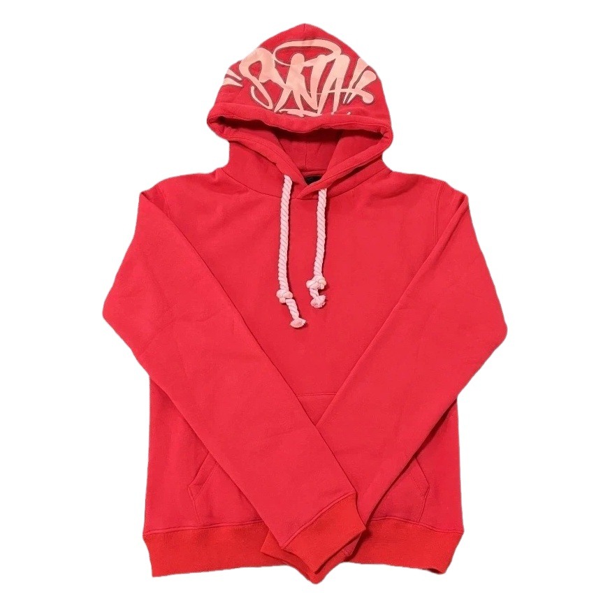 Synaword High Street Fashion Brand Men's Ins Trendy Hip-Hop Hooded Printed Sweatshirt Suit Synaworld